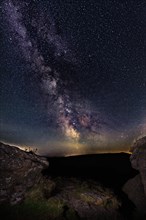 Milky Way over Haytor Rocks