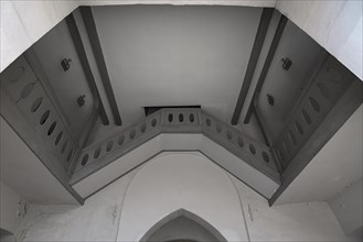 Staircase in the archway of the Herrieder Tor