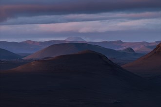 Mountains in the evening light
