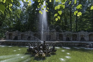 Water features in the Lower Grotto of the Hermitage