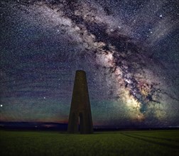 Panorama of Milky Way over The Daymark
