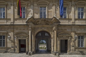 Main portal of the New Residence
