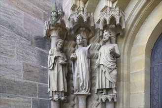 Sculptures at the Adam's Gate around 1230