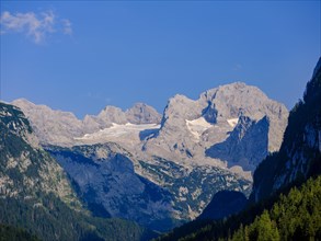 Dachstein massif with the Gosau glacier