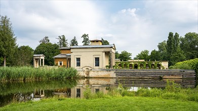 Roman Baths in Sanssouci Park in Potsdam