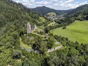 The Schenkenburg castle ruins near Schenkenzell