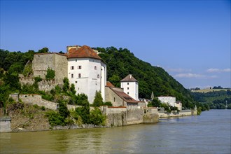View over the Danube to Veste Niederhaus