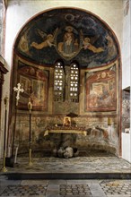Left side altar of Church of Santa Maria in Cosmedin
