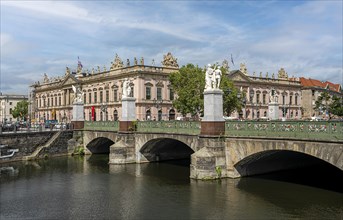 The Palace Bridge and the German Historical Museum in Berlin