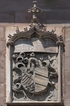Relief of the Nuremberg city coat of arms on the former imperial stables