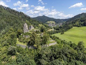 The Schenkenburg castle ruins near Schenkenzell