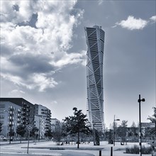 Futuristic skyscraper