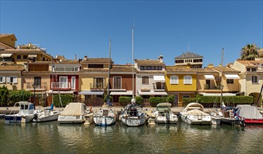 Boats and colourful houses
