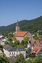 The Protestant Town Church in Schiltach in the Kinzigtal