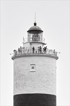 Visitors on a lighthouse