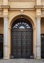 The portal at the entrance to Schwerin Castle