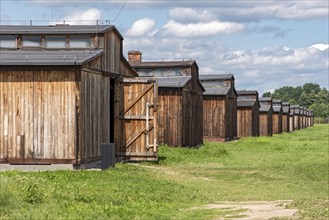 Barracks at Auschwitz II-Birkenau concentration camp