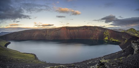 Caldera of Ljotipollur Volcano