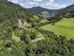 The Schenkenburg castle ruins near Schenkenzell