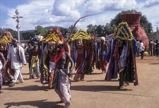 Dussera procession during Navarathri festival at Mysuru