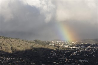 Rainbow over Los Llanos de Aridane