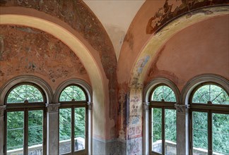 Wall painting in the fortress room of the Belvedere on the Pfingstberg in Potsdam
