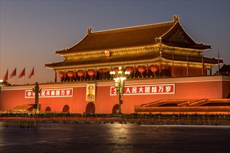 Blue hour at Tiananmen Square