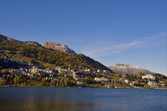 St.Moritz in autumn with St.Moritzersee