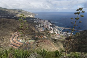 View of Santa Cruz de la Palma from the mirador La Concepcion