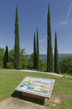 Tile picture of the area of Oppede le Vieux
