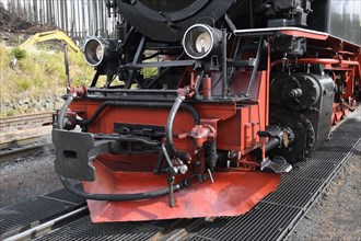 Snow blower from steam locomotive