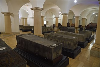 Coffins in the Hohenzollern Crypt