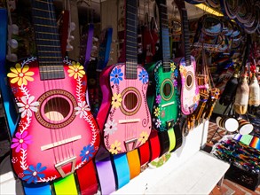 Colourful guitars