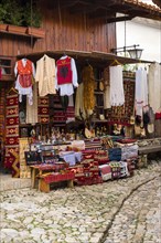 Ottoman bazaar and wooden houses
