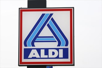 Company logo of the supermarket and department store chain ALDI
