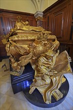 State coffin by Adreas Schlueter for Queen Sophie Charlotte