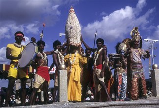 Dussera procession during Navarathri festival at Mysuru