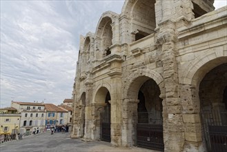Amphitheatre with old town