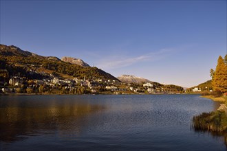 St.Moritz in autumn with St.Moritzersee