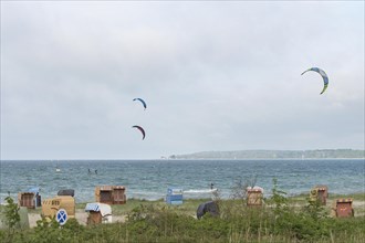 Kitesurfer near Eckernfoerde