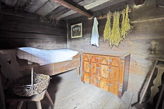 19th century servants' quarters in the Open Air Museum Lehde