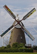 Breber museum windmill with wind turbines