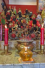 Altar in the Chinese Sam Kong Shrine