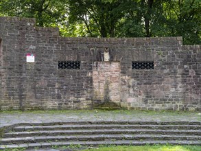 Wall at the Thing site on the Heiligenberg