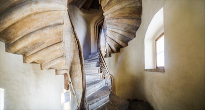 Double spiral staircase