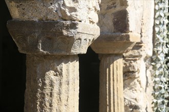 Cloister of the Cathedral of San Bartolomeo on the Castle Hill