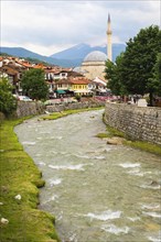 Bistrica river and Sinan Pasha Mosque