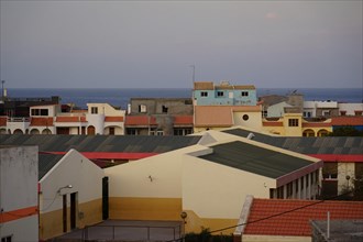 Morning view over Tarrafal to the Atlantic Ocean