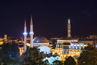 Ebu Beker Mosque at night