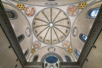 Room and dome of the Sagrestia Vecchia